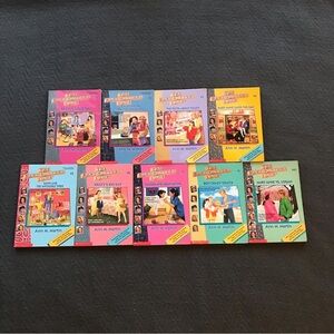 Vintage Ann M. Martin The Baby Sitters Club Paperback Books 1-8 + Classic